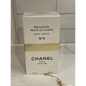 Vintage Chanel No 5 Body Lotion Perfumed Scented 7 fl oz/207 ml Box Sealed